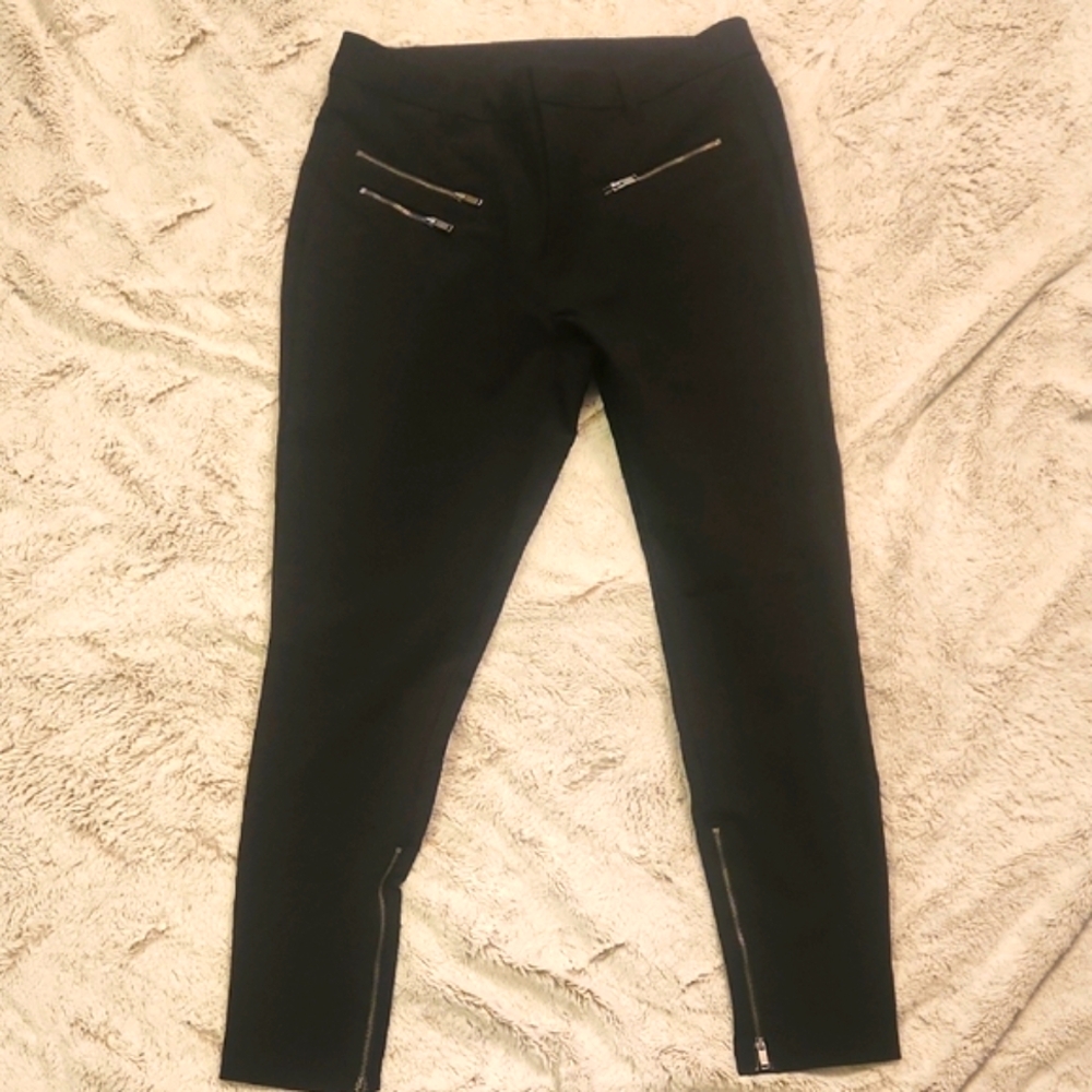 🏍GAP Sexy Black Moto Pants💀